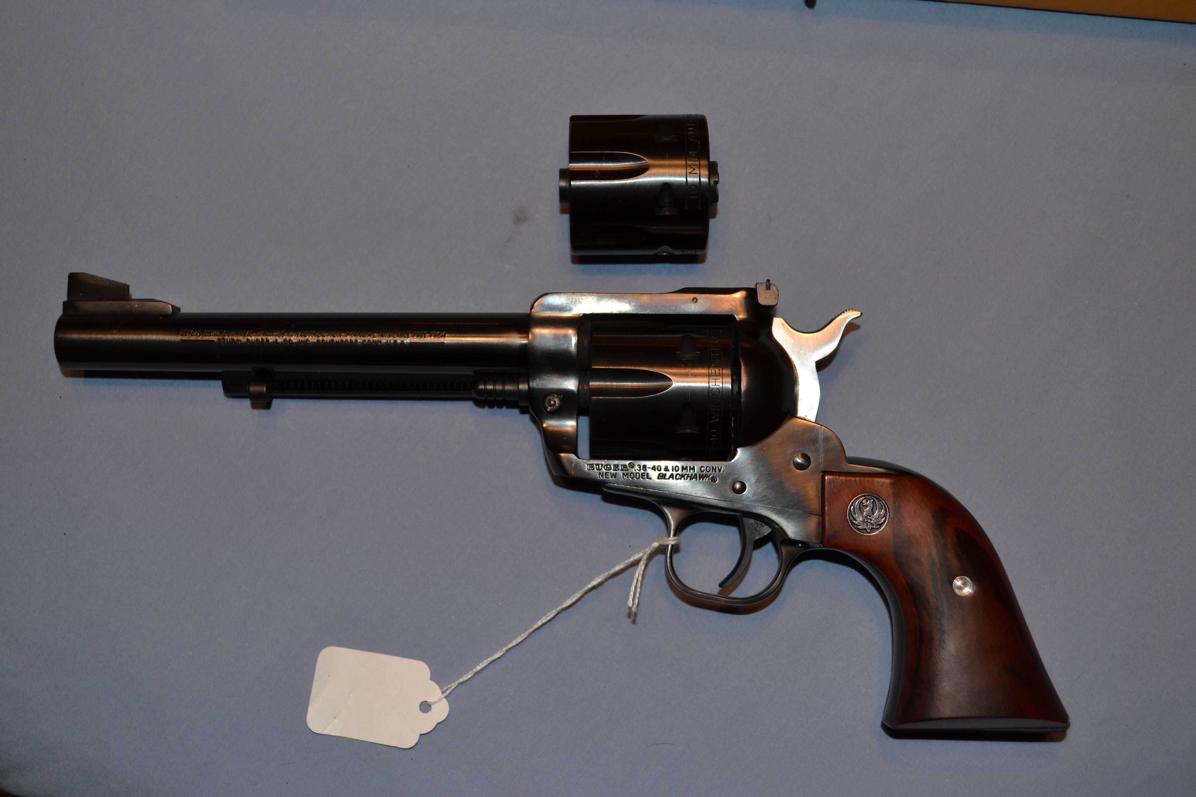 Ruger Blackhawk 38-40 with 10mm convertable cylinder